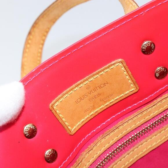 LOUIS VUITTON Monogram Vernis Reade PM Bag Fuchsia Pink...